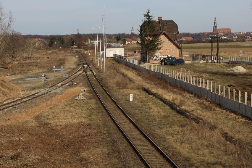 61. kilometr linii kolejowej Wrocław - Jedlina Zdrój - dawna...