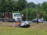 Wypadek na obwodnicy Żar koło Grabika. To nieszczęsne skrzyżowanie od lat wzbudza strach kierowców