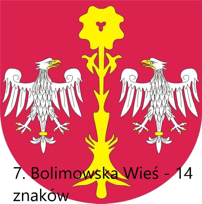 Najdłuższe nazwy miejscowości w powiecie skierniewickim. Niektóre są bardzo długie!