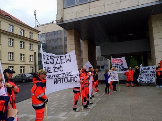 protest ratowników medycznych