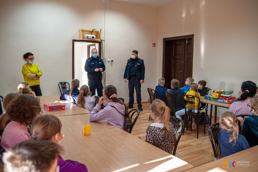 Spotkanie policjantów z dziećmi w Piotrkowie Kujawskim