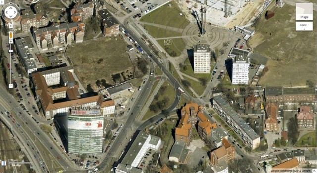 Na mapach Google można  zobaczyć Gdańsk od nieco innej strony. ...