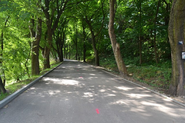 Promenada pod koniec lipca, gdy trwały tutaj jeszcze prace. Park wypiękniał i mieszkańcy spacerują po nim z ochotą. 

Zobacz kolejne zdjęcia. Przesuń w prawo - wciśnij strzałkę lub przycisk NASTĘPNE