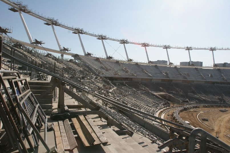 Stadion Śląski: Co nowego na budowie? [ZDJĘCIA + WIDEO]