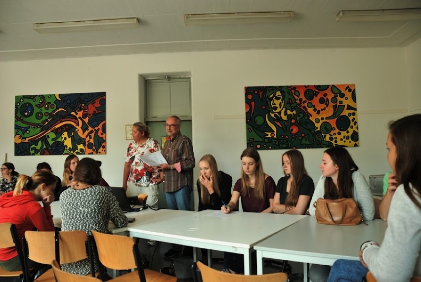 Uczniowie I LO w Kaliszu podczas wizyty w Niemczech