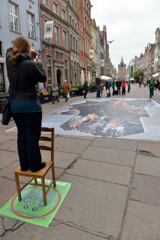 Protest Greenpeace w Gdańsku, 27 maja 2014