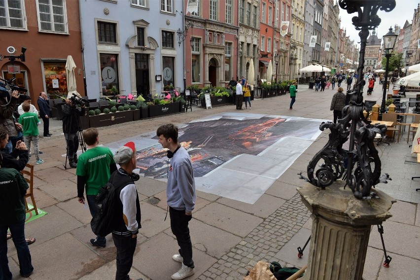 Protest Greenpeace w Gdańsku, 27 maja 2014