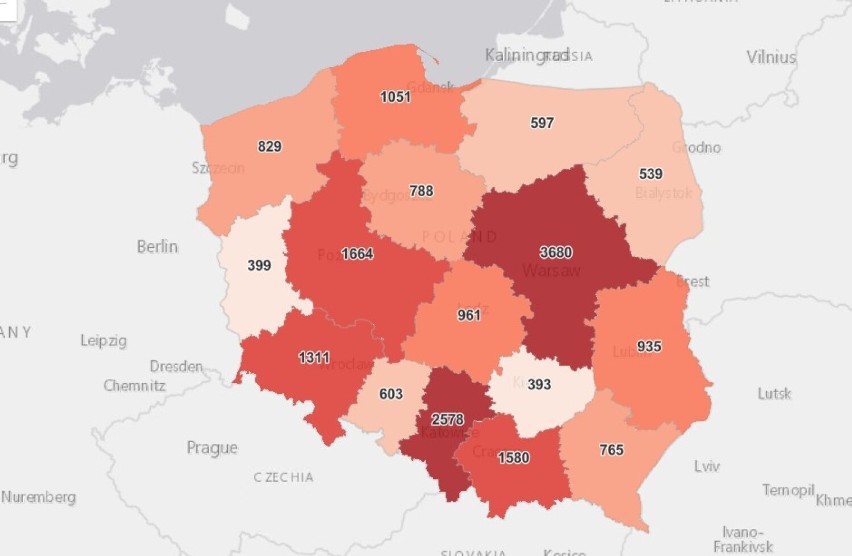 Koronawirus, raport 21 listopada 2021. W Polsce ponad 18 tys. zakażeń SARS CoV-2. Rosną też liczby w zachodniej Małopolsce