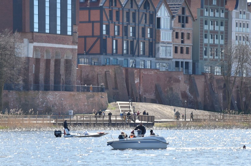 Malbork. Śmigus-dyngus Malborskich Morsów. Pływali na Nogacie wpław i "na byle czym"