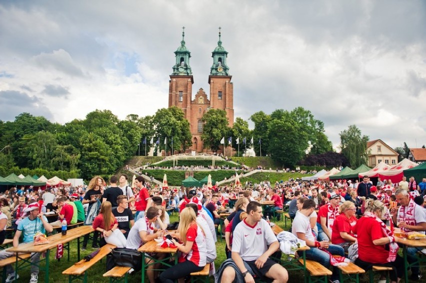 Gniezno: Strefa Kibica na meczu Polska-Ukraina