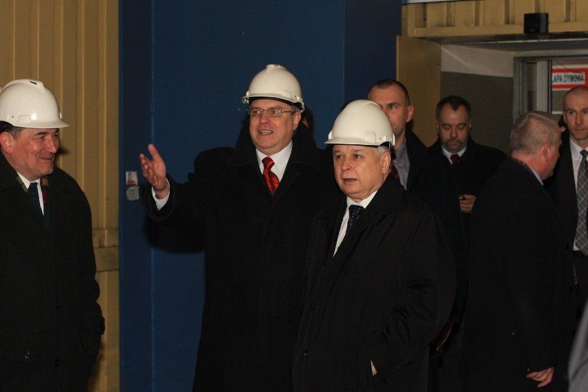 Prezydent RP Lech Kaczyński w Bełchatowie, 17 marca 2009