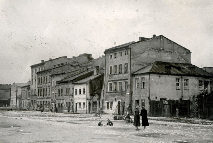 Tak wyglądała ulica Szeroka w 1955 roku
