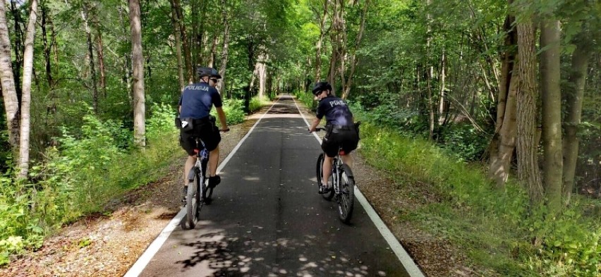 Patrole rowerowe i wodne w powiecie bytowskim