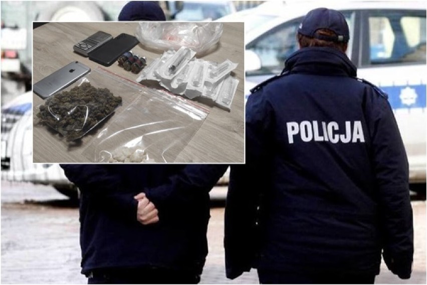 22-latek z Bełchatowa zatrzymany z narkotykami. Sprawa wyszła na jaw przez przypadek