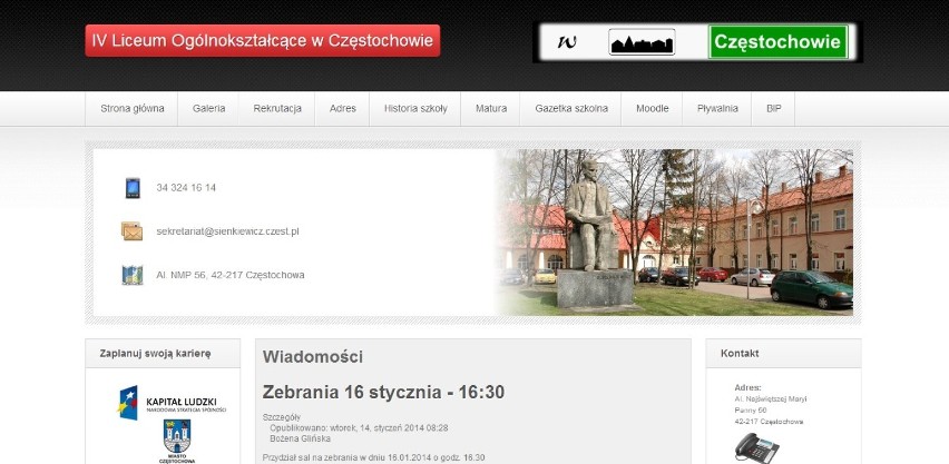 IV Liceum Ogólnokształcące w Częstochowie rozpoczęło...