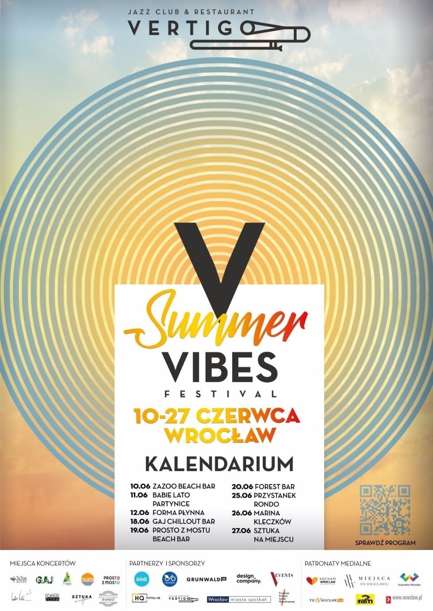 VERTIGO SUMMER VIBES FESTIVAL - już dziś rusza nowy letni festival muzyczny we Wrocławiu!