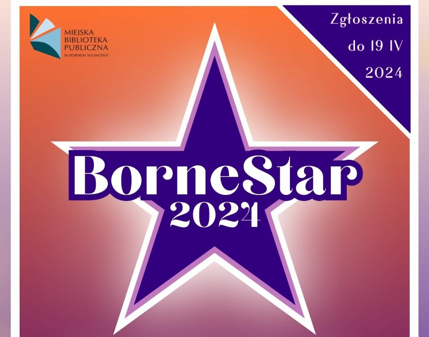 Plakat konkursu BorneStar