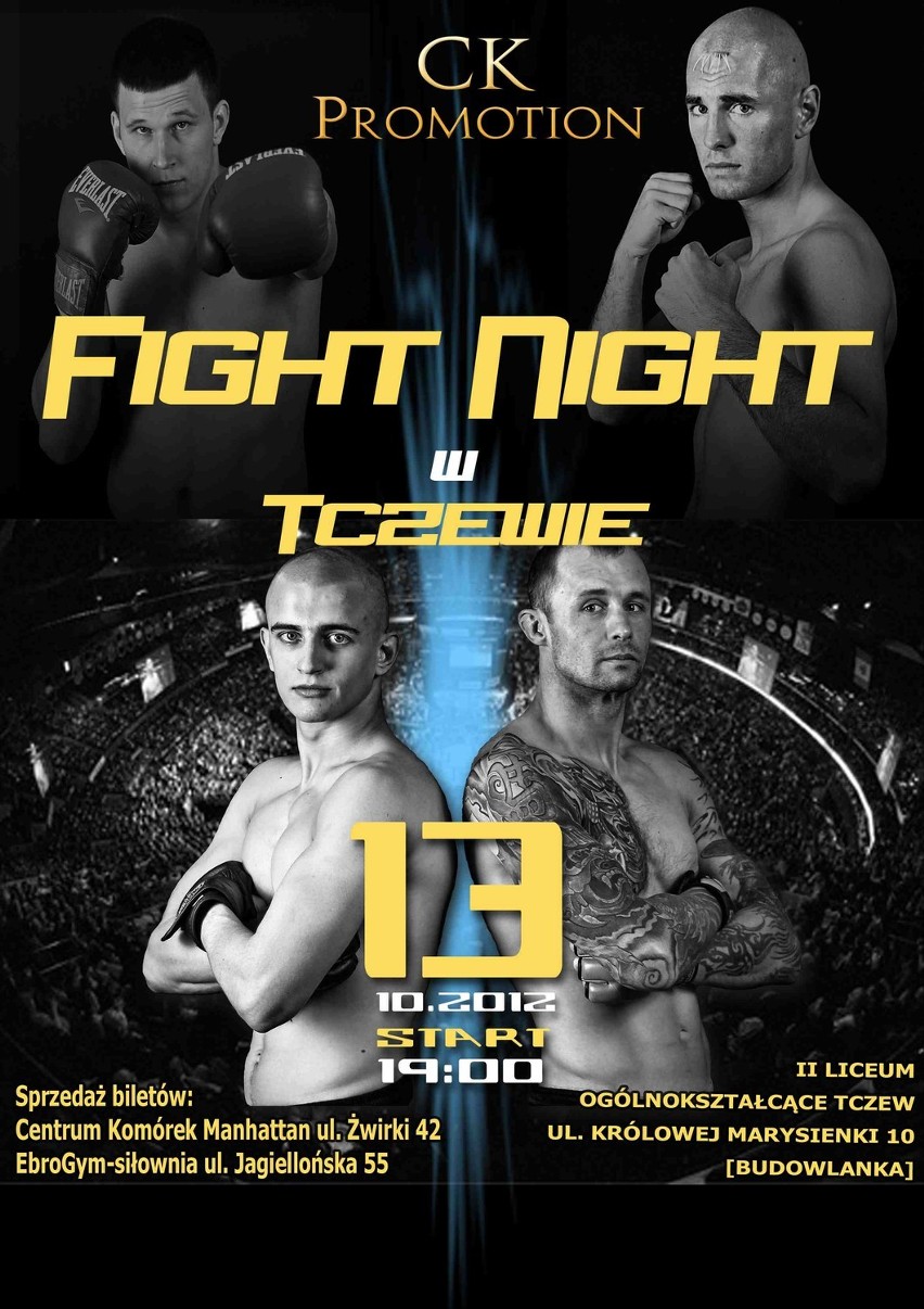 Fight Night w Tczewie z udziałem młodego boksera z Malborka