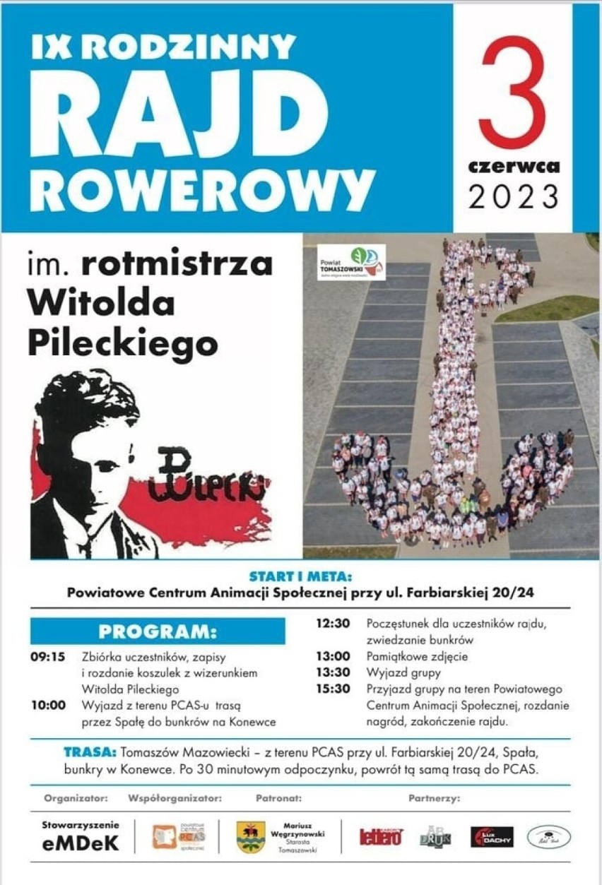 Rodzinny Rajd Rowerowy im. rotmistrza Witolda Pileckiego...