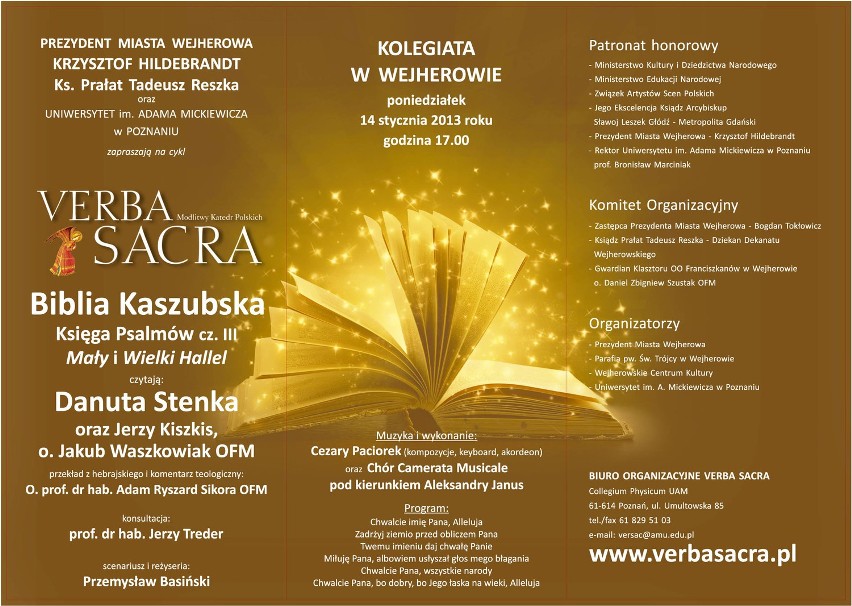 X VERBA SACRA - Modlitwy Katedr Polskich: świąteczne hymny uwielbienia Boga