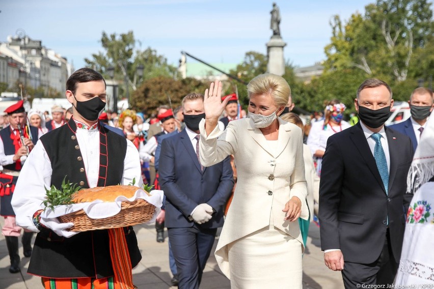 Na dziedzińcu Pałacu Prezydenckiego odbyły się doroczne...