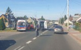 Sokółka. Wypadek karetki. Ambulans zderzył się z samochodem osobowym (zdjęcia)