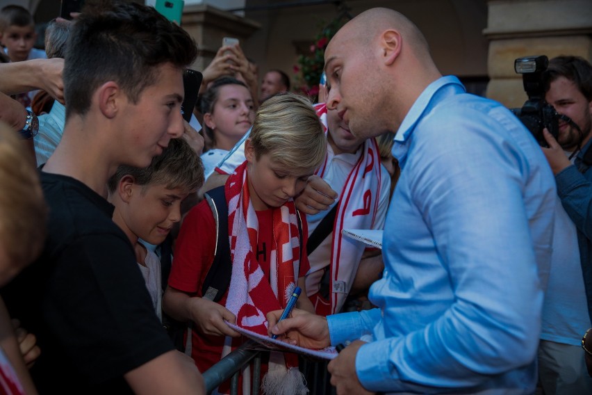 Michał Pazdan został przywitany z honorami na Zamku...