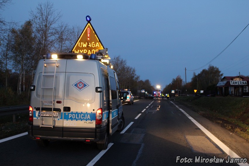 Wypadek śmiertelny na DK1