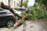 Nawałnica nad Kielcami! Zniszczone samochody i budynki (ZDJĘCIA)  