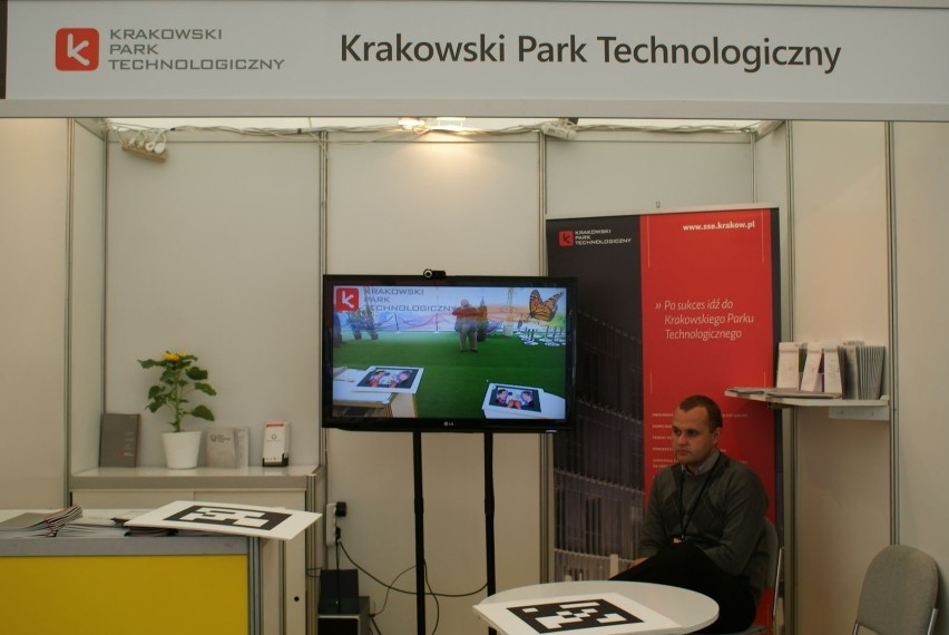 Stoisko Krakowskiego Parku Technologicznego.