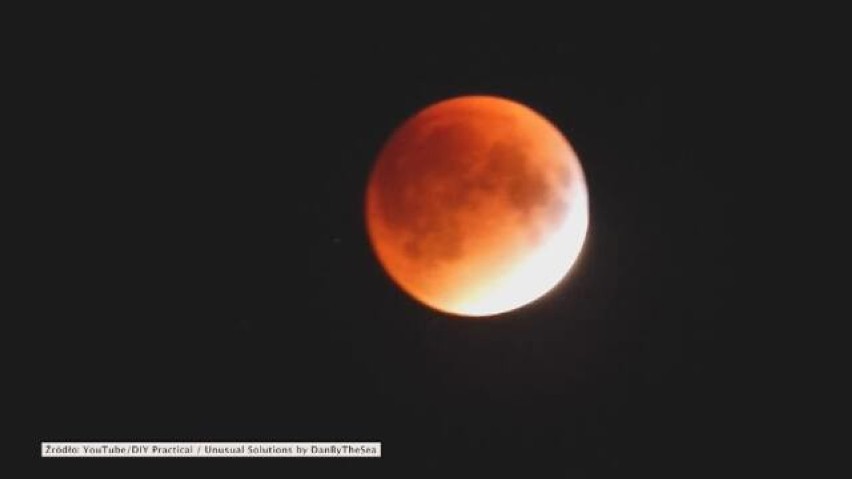 Wyjątkowe zjawisko astronomiczne. Truskawkowa pełnia księżyca nad woj. lubelskim (5. 06. 2020)