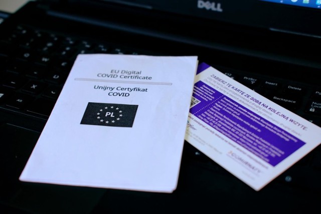 Certyfikat zaszczepienia przeciwko COVID-19, tzw. paszport covidowy