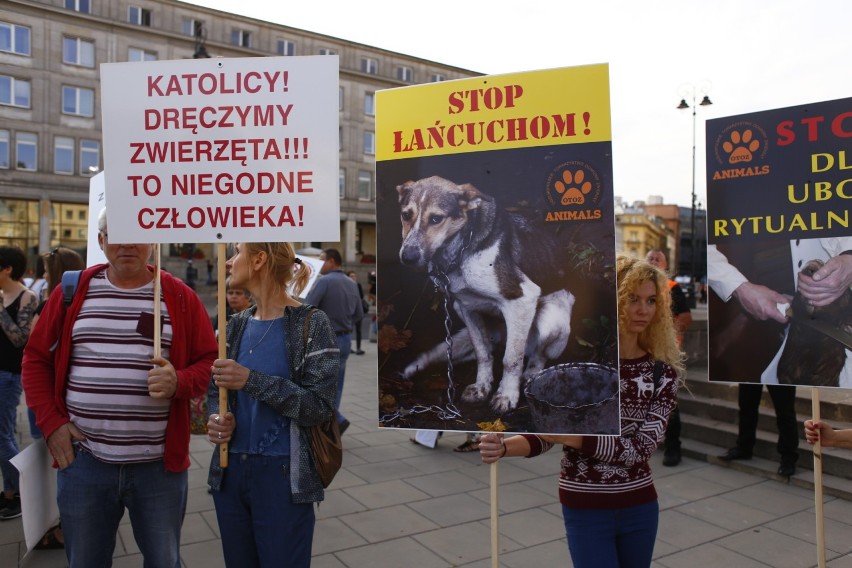 Protest przeciwko nowelizacji ustawy o ochronie zwierząt na...