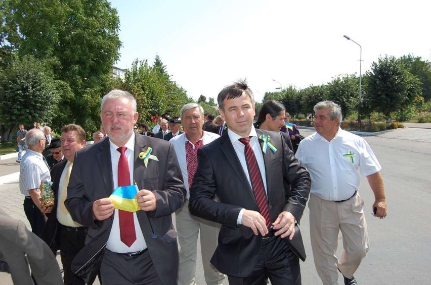 Delegacja z powiatu chodzieskiego na ukraińskim święcie niepodległości [FOTO]