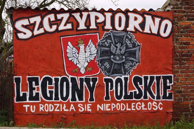 Patriotyczne graffiti w Kaliszu