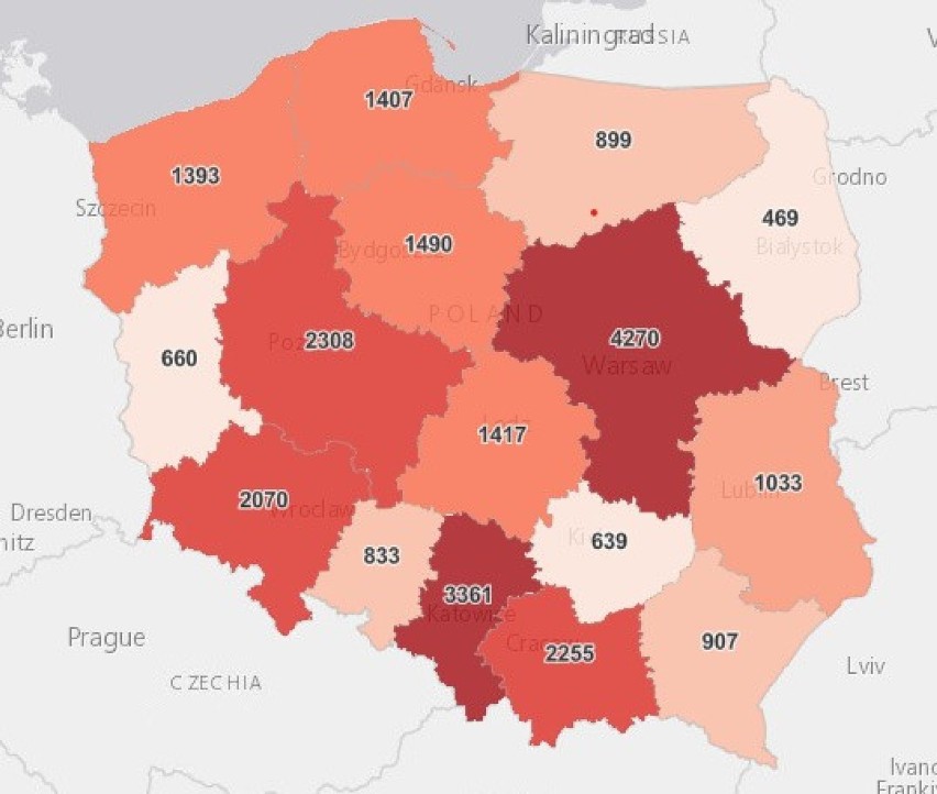 Koronawirus w Zachodniopomorskiem. Prawie 1400 przypadków w regionie. A ile w Polsce? Sprawdź najnowsze dane