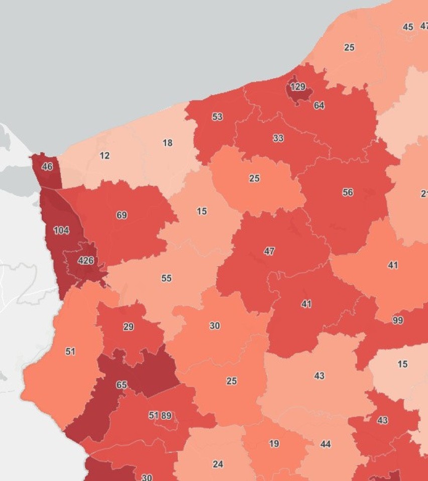 Koronawirus w Zachodniopomorskiem. Prawie 1400 przypadków w regionie. A ile w Polsce? Sprawdź najnowsze dane