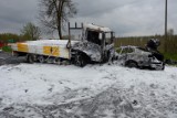 Tragiczny wypadek w gminie Cyców: Nie żyje kierowca seata (ZDJĘCIA)