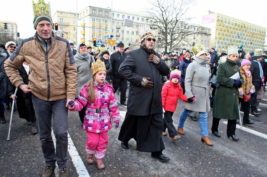 Orszak Trzech Króli  przeszedł ulicami Gdyni.