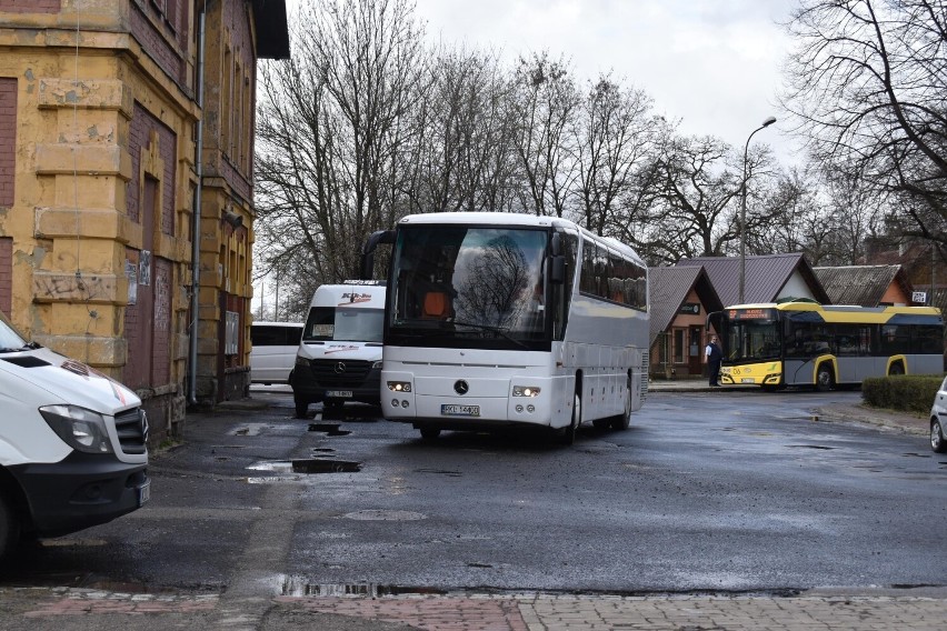 Autokar zastępujący pociągi Olkusz-Kraków