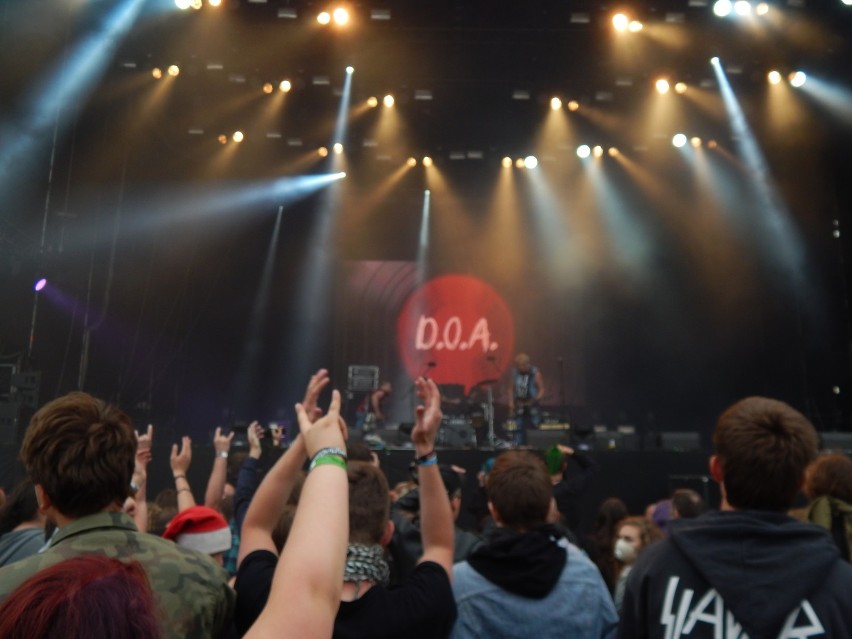 Grupa D.O.A. wystąpiła podczas festiwalu w Jarocinie.