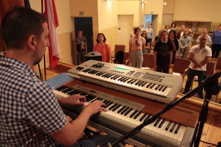 Pierwsze próby Raba Gospel Choir, lipiec 2020