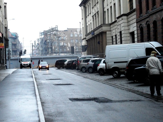 Przebudowa centrum Katowic - remont ulicy  Pocztowej