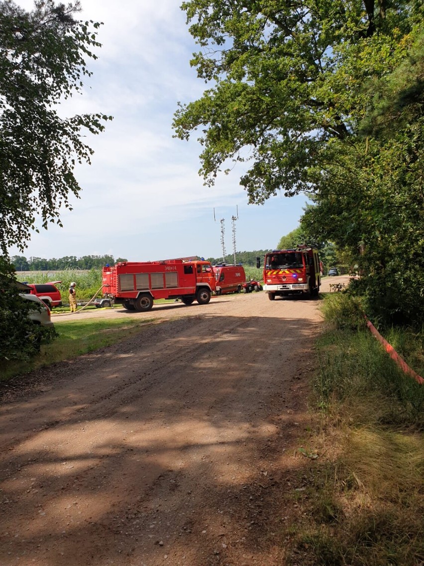 Nadleśnictwo Kalisz: Strażacy ćwiczyli na wypadek pożaru...