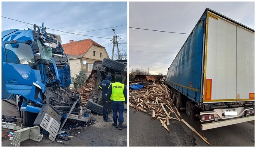 Zmiażdżone szoferki samochodów wiele mówią o sile uderzenia.