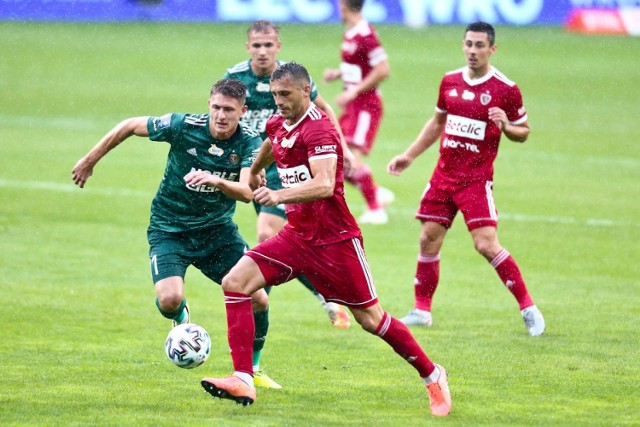 Mecz Śląska Wrocław z Piastem Gliwice na Stadionie Wrocław