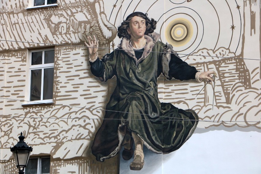 Postać Mikołaja Kopernika została zaczerpnięta z obrazu Jana...
