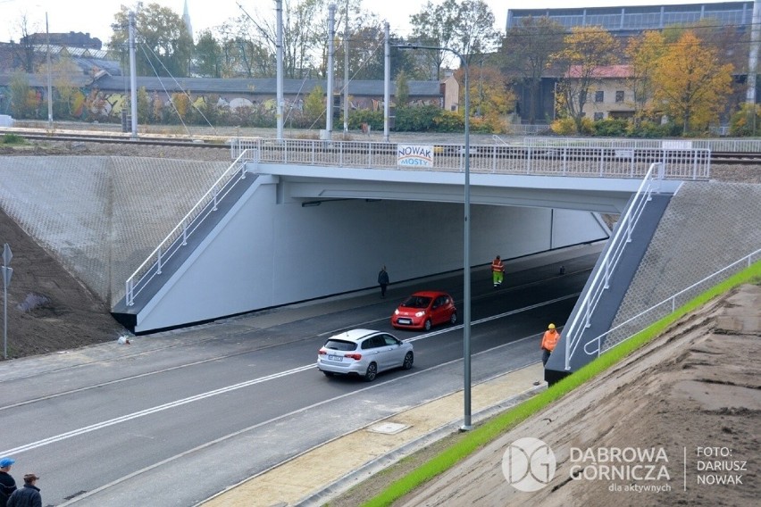Tunel pod linią kolejową w centrum Dąbrowy Górniczej został...