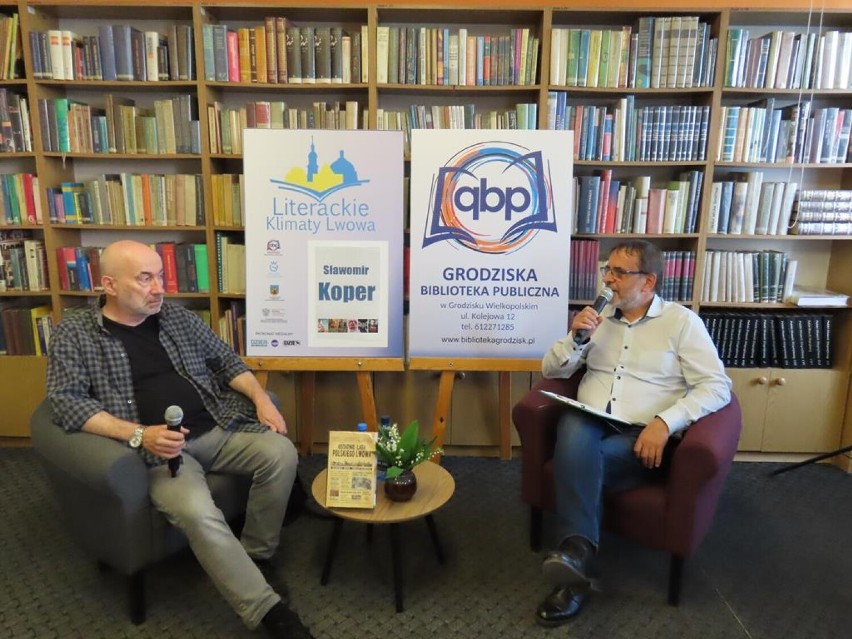 Spotkanie ze Sławomirem Koprem w Grodziskiej Bibliotece Publicznej 