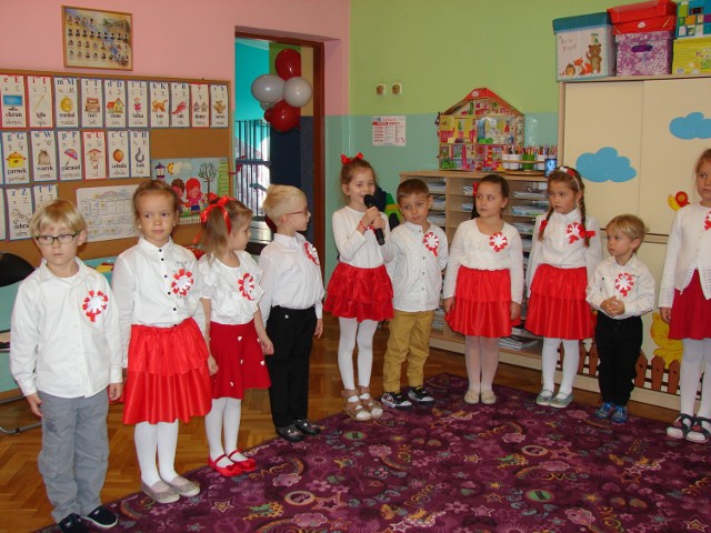Obchody 100-lecia niepodległości w Przedszkolu nr 3 w Chorzowie ZDJĘCIA